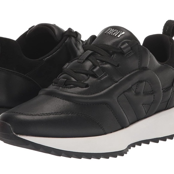 DKNY Kai Lace Up Wedge Low top sneakers - Picture 2 of 5